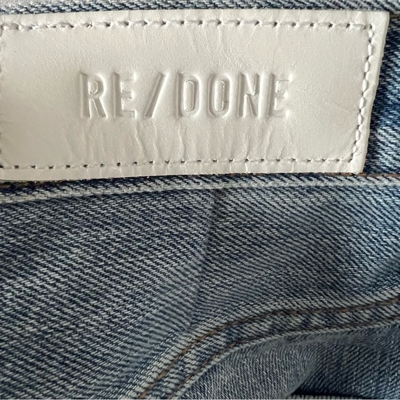 Re/Done 70's Pocket Wide Leg Jeans in Vintage Fade - Picture 4 of 7